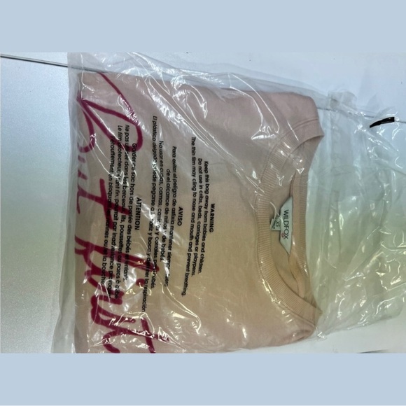 WILDFOX “But First, Cocktails” Statement Sweatshirt in Light Pink! - Picture 6 of 8